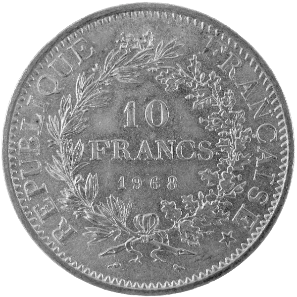 10 Francs Hercule (1964-1973)