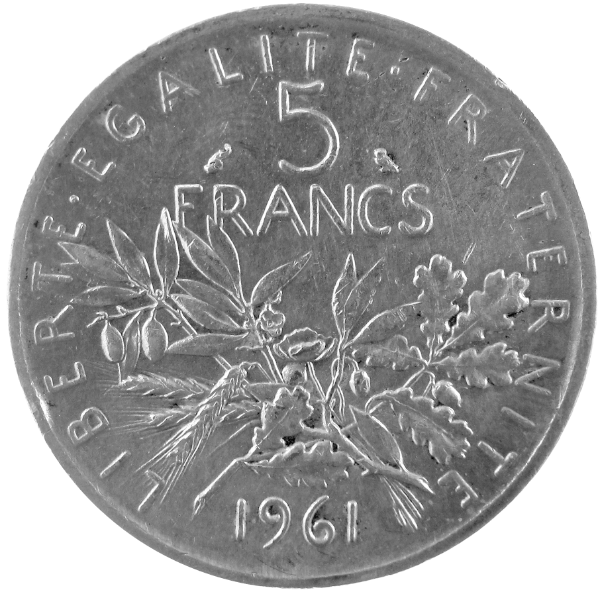 5 Francs Semeuse (1959-1969)